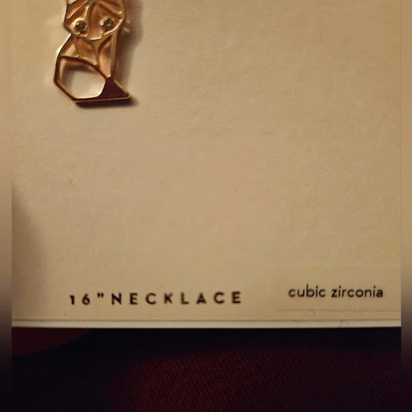 Lauren Conrad Rose Gold Fox Necklace - Picture 3 of 8